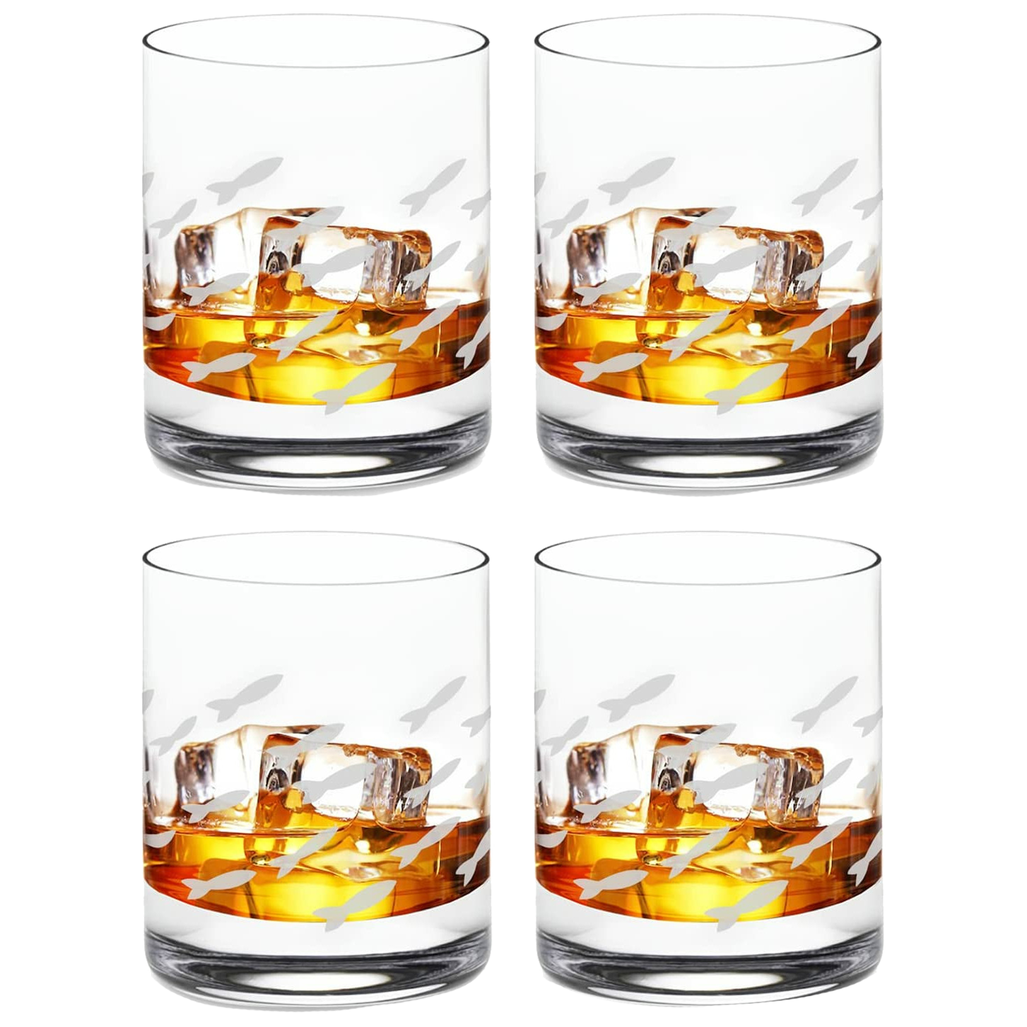 Fish Old Fashion Drinking Glasses Fish Glasses For White And Red Wine Water Or Whiskey By The Wine S-0