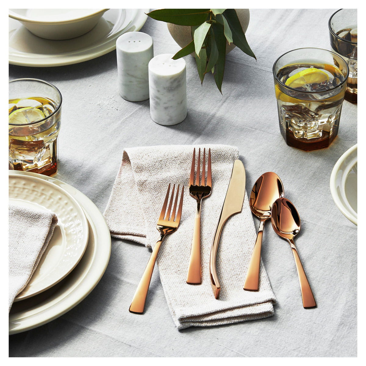 ZWILLING Bellasera 20 Piece Flatware Set Polished, Rose-1