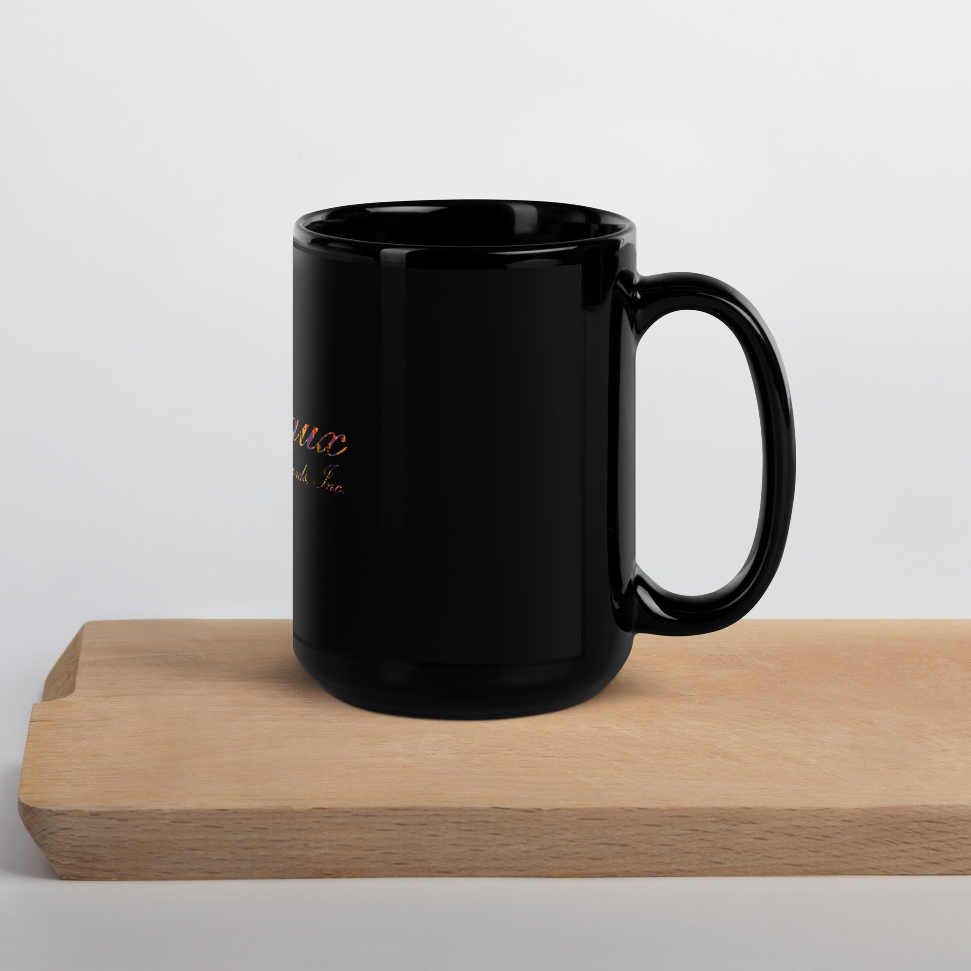 Classic Ghetteaux in Kente on Black Glossy Mug