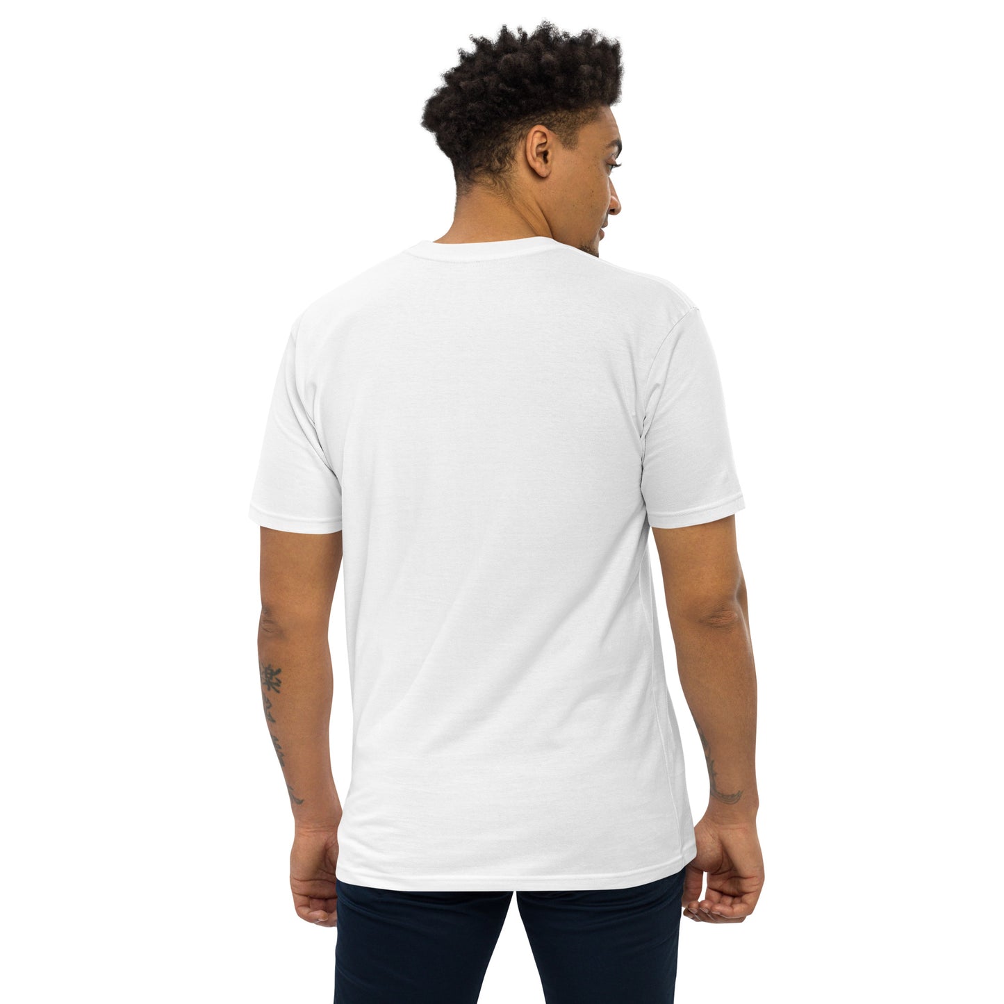 Classic Ghetteaux in Black on White Men's