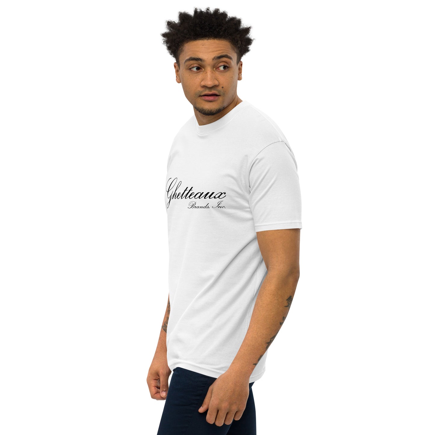 Classic Ghetteaux in Black on White Men's