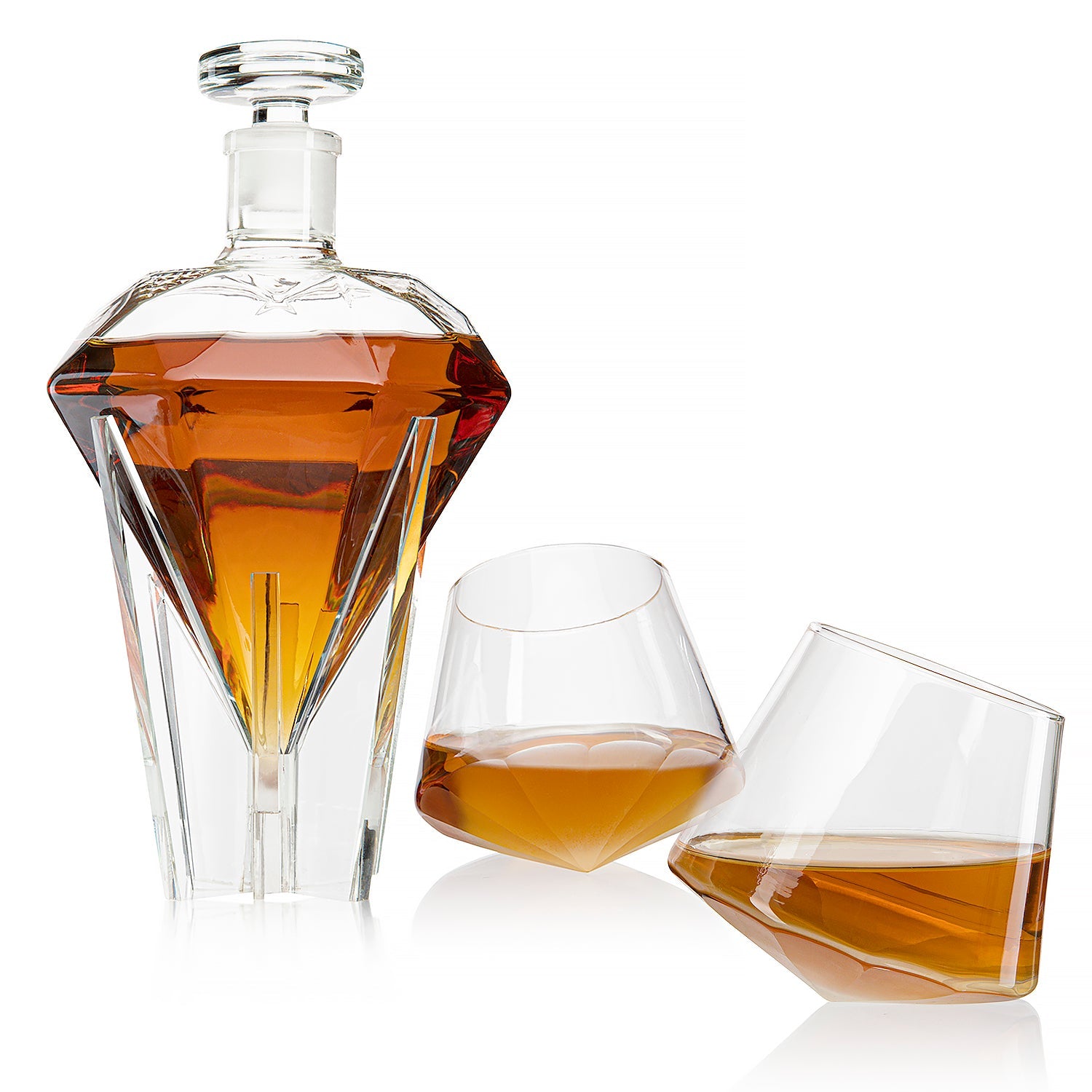 Diamond Decanter 1 Premium Barware Gift Elegant Drinkware Collection