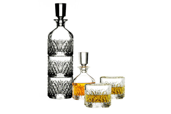 Majesty Stacking Decanter set w/ 10oz Rocks