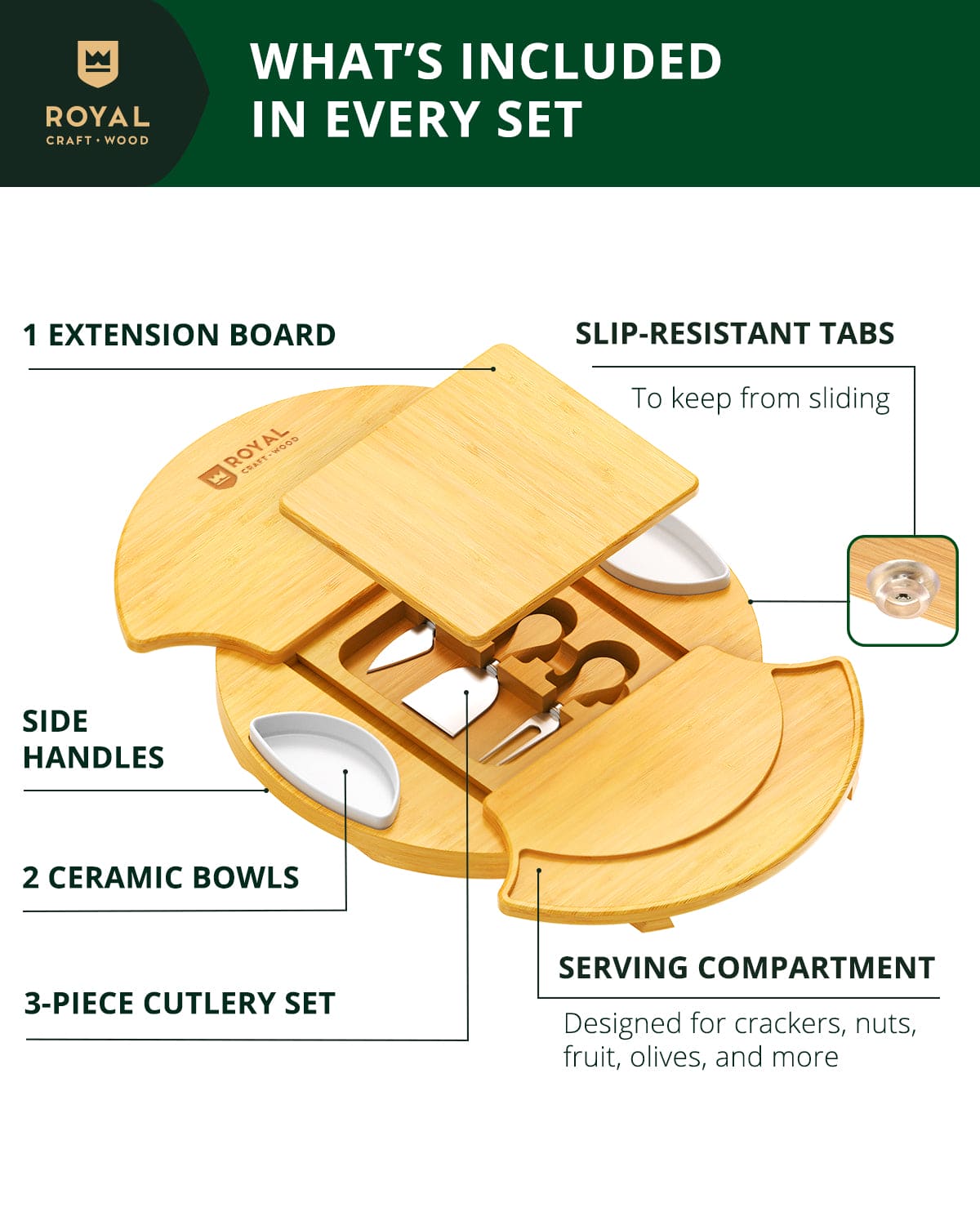 Cheese Board Set, Round-1