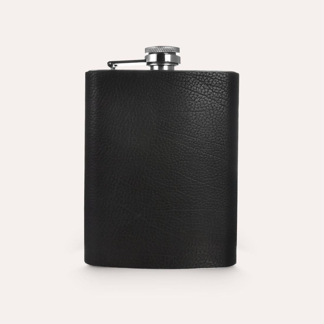 Ghetteaux Brands Leather Flask Black