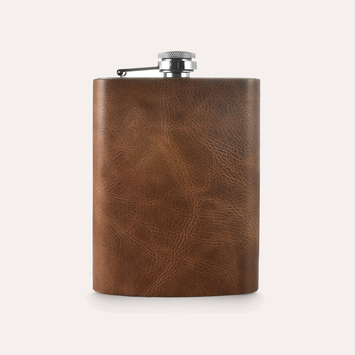 Ghetteaux Brands Leather Flask Black