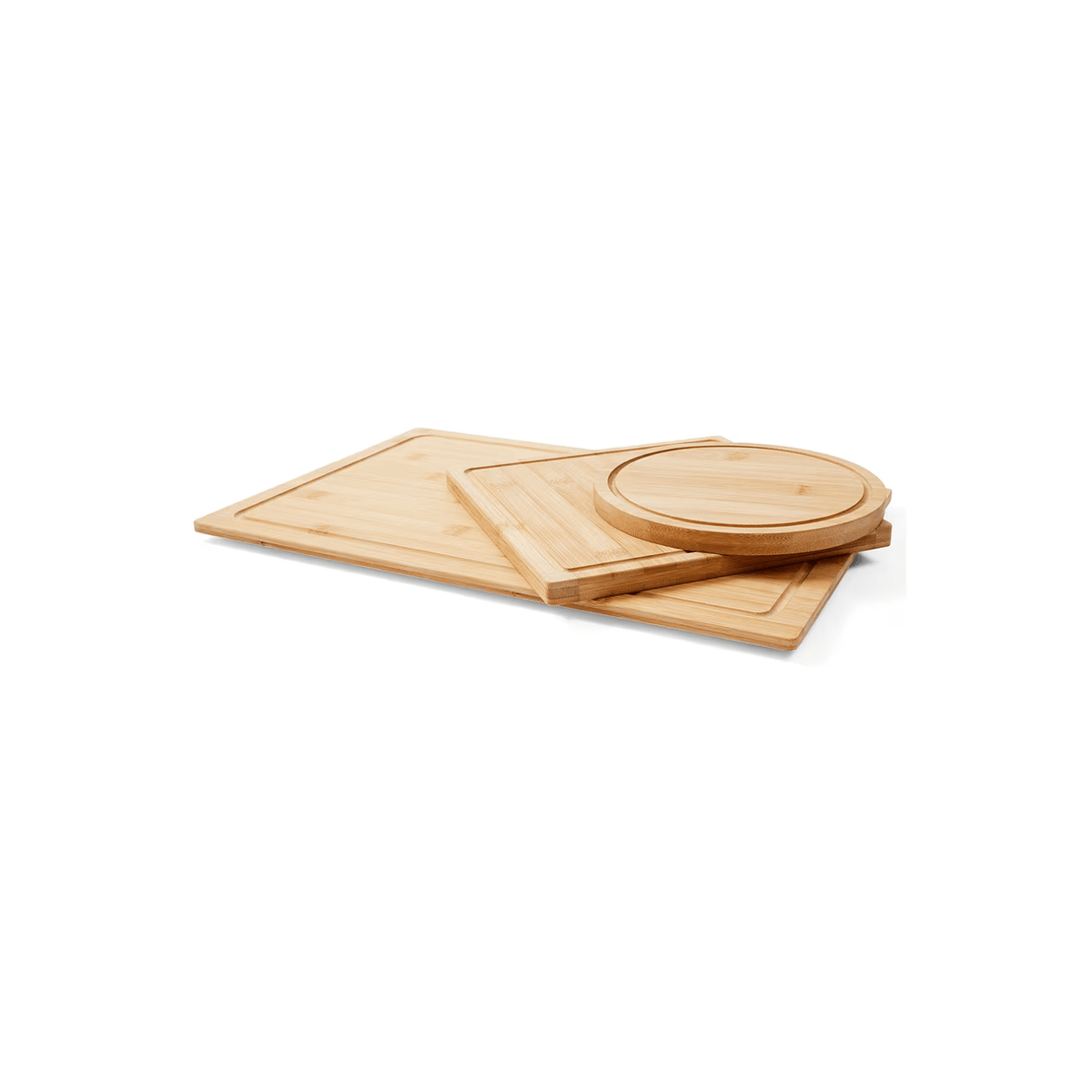 Set of 3 Bamboo Cutting Boards – Versatile and Durable Kitchen Essentials