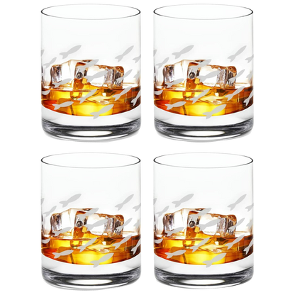 Fish Old Fashion Drinking Glasses Fish Glasses For White And Red Wine Water Or Whiskey By The Wine S-0