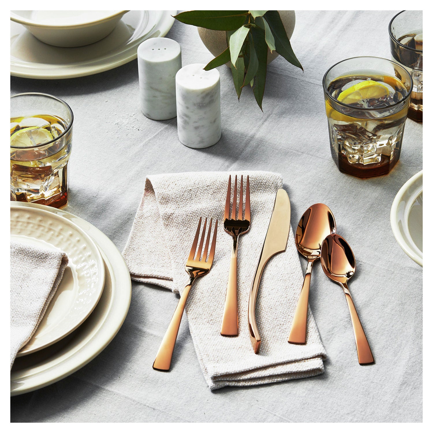 ZWILLING Bellasera 20 Piece Flatware Set Polished, Rose-1