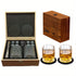 Whiskey Glasses Gift Set with Stones & Tongs-0