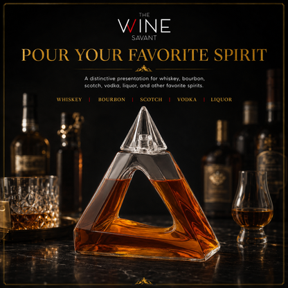 Penrose Pyramid Whiskey Decanter