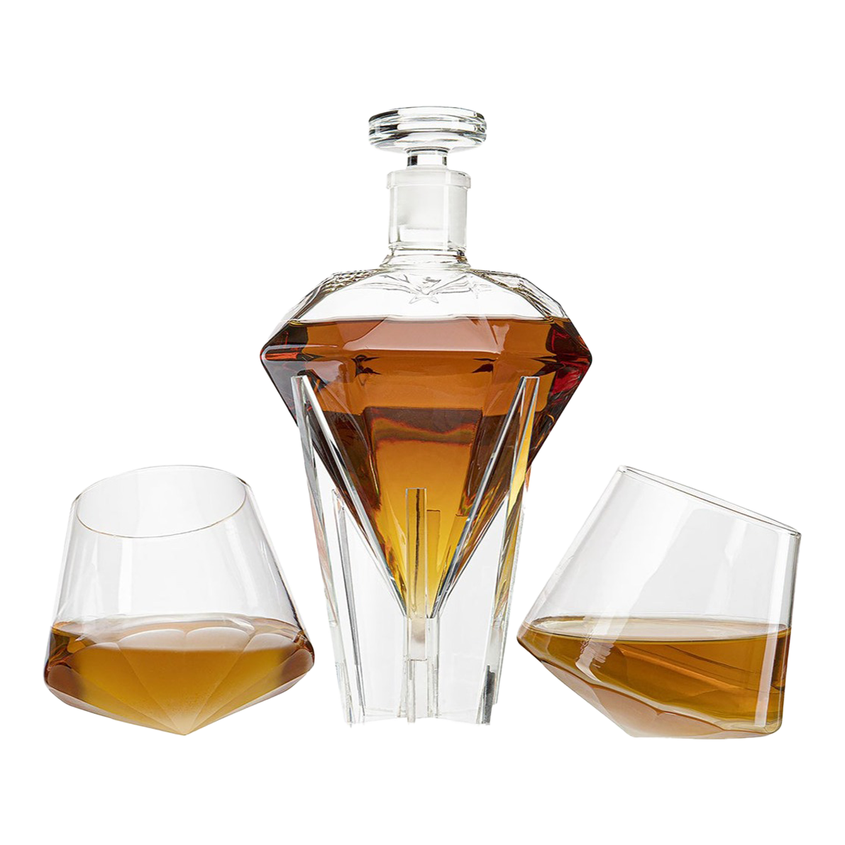 Diamond Decanter 1 Premium Barware Gift Elegant Drinkware Collection