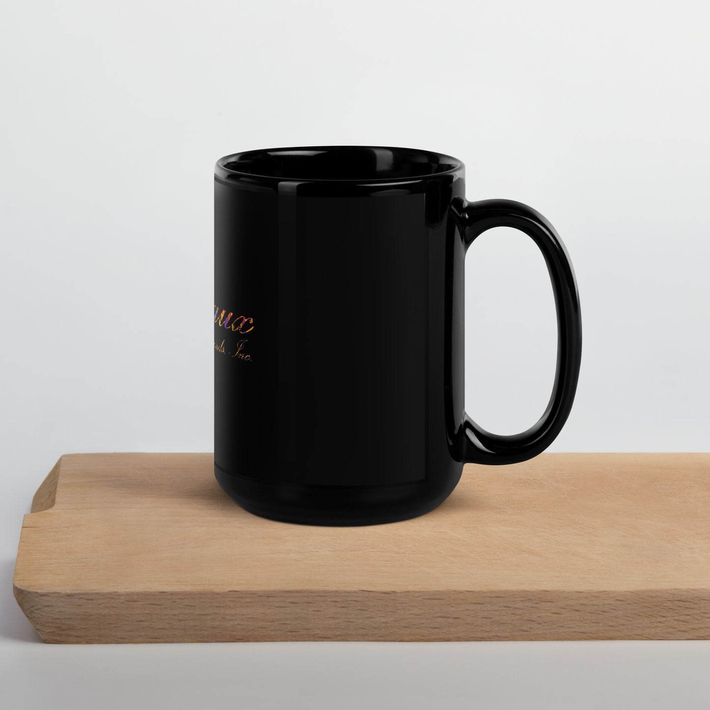 Classic Ghetteaux in Kente on Black Glossy Mug