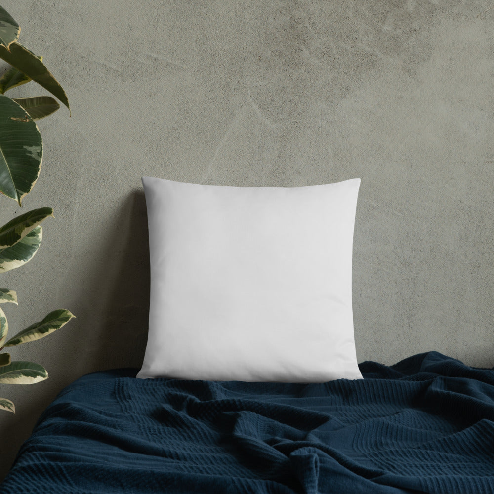 Classic Ghetteaux on Black on Steel Throw Pillow