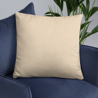 Classic Ghetteaux in Kente on Sand Throw Pillow