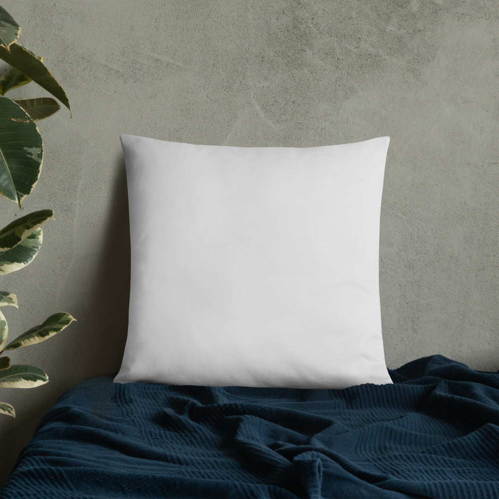 Classic Ghetteaux on Black on Steel Throw Pillow
