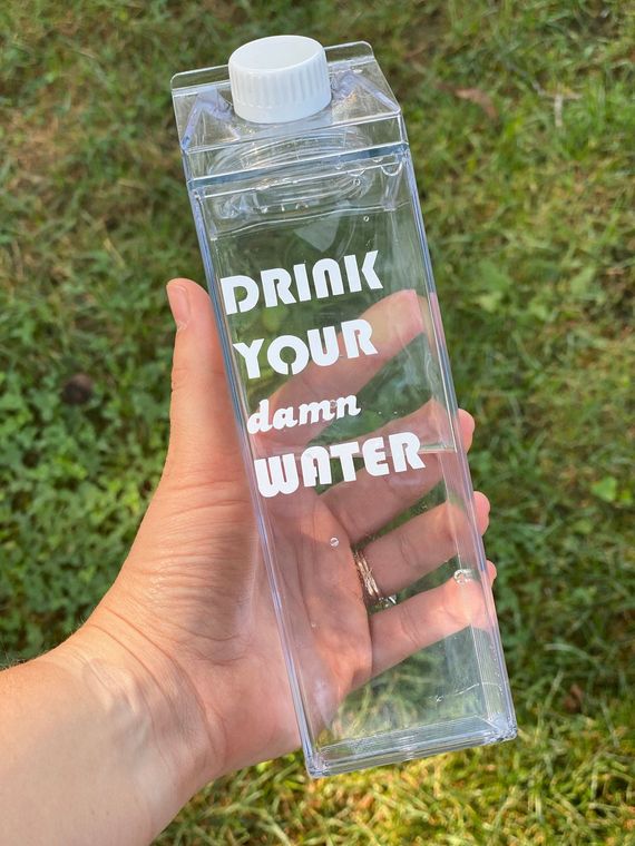Milk Carton Water Bottle
