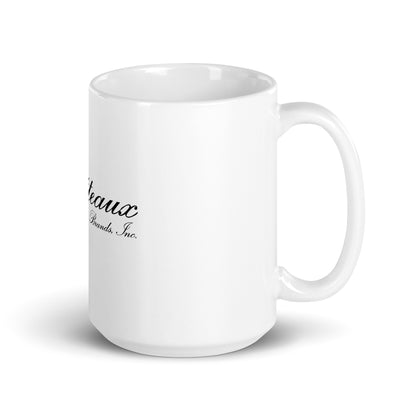 Classic Ghetteaux in Black on White Glossy 15oz Mug